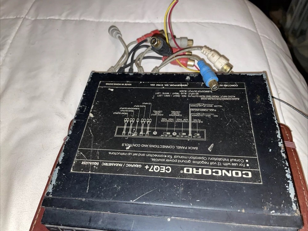 Old School Concorde CEQ7 +Graphic Parametric Equalizer