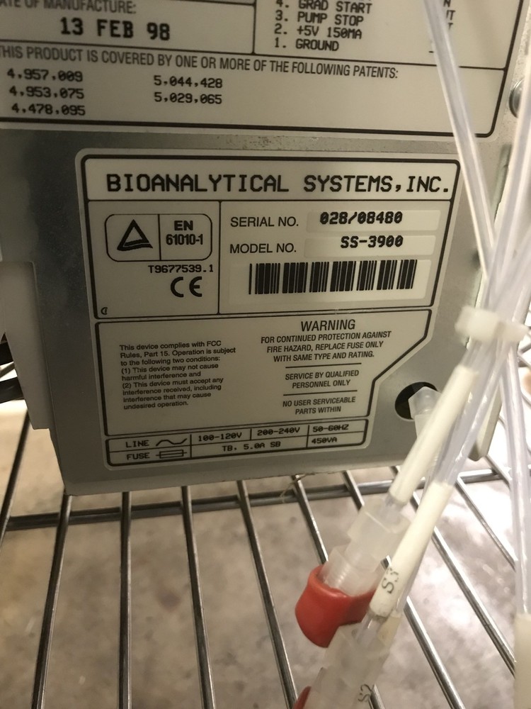 BIOANALYTICAL SYSTEMS SS-3900 VARIABLE LOOP AUTOSAMPLER