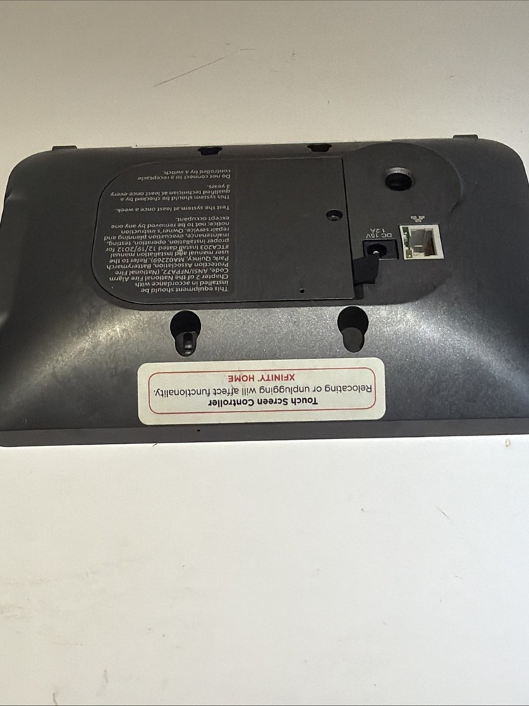 Xfinity Home Touchscreen Controller Model TCA203COMG Intertek 400367