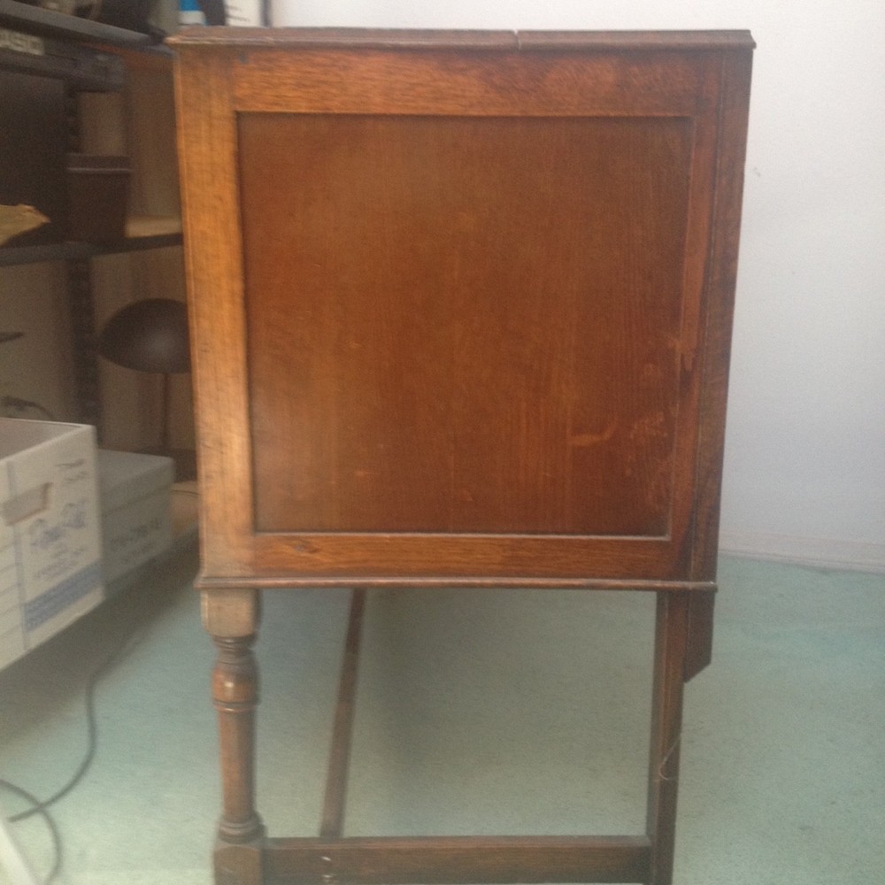 1920s Tudor style oak server/buffet