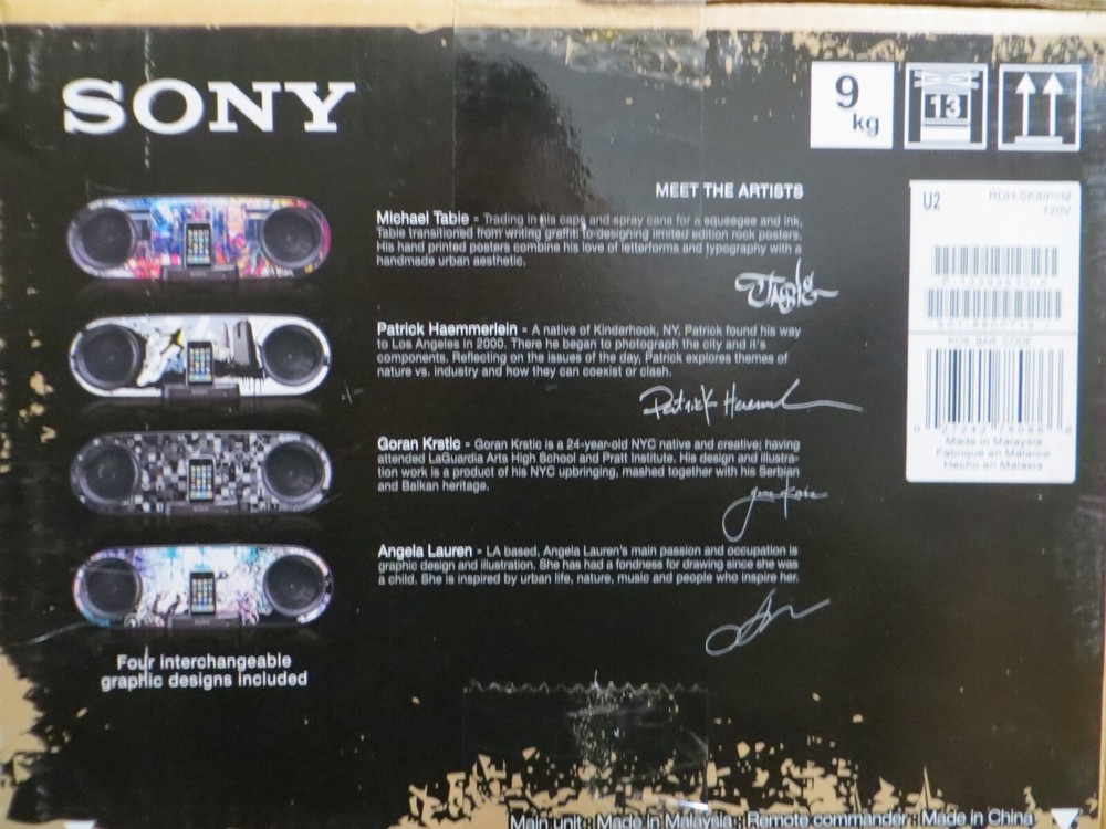 Sony RDH-SK8iP DeskTop Micro System (NEW)