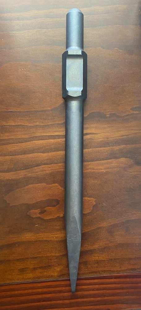 Bull Point Chisel Hex Spline Chisel 1-1/8 10"