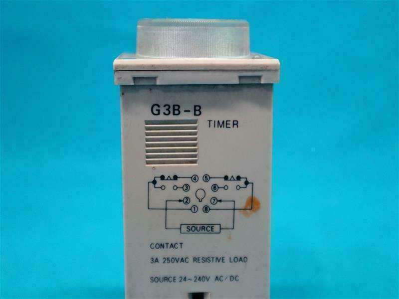 Gravity G3B-B G3BB Timer 24-240V AC/DC w/ Socket