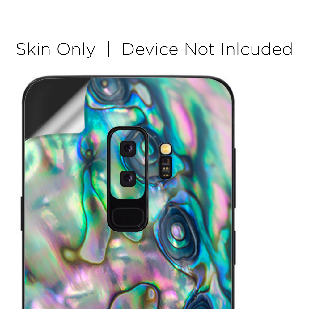 Samsung Galaxy S9 Plus Skins Decals - Abalone shell pink green blu opal