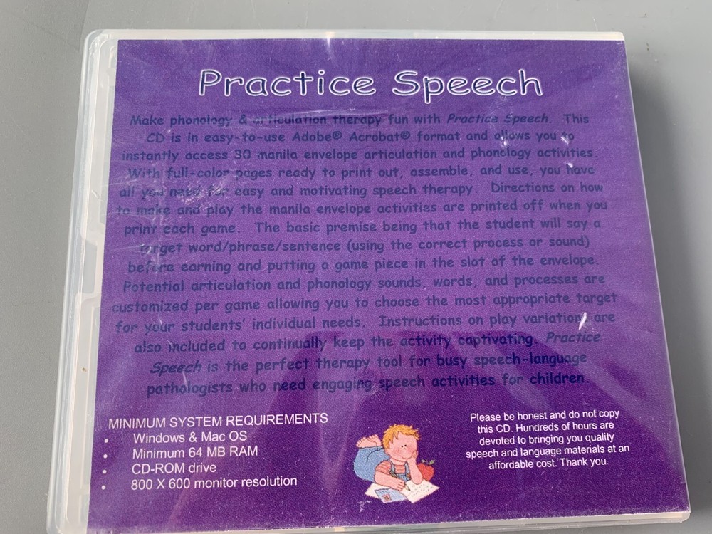 Practice Speech Phonology & Articulation Envelope Games - 30 Activities