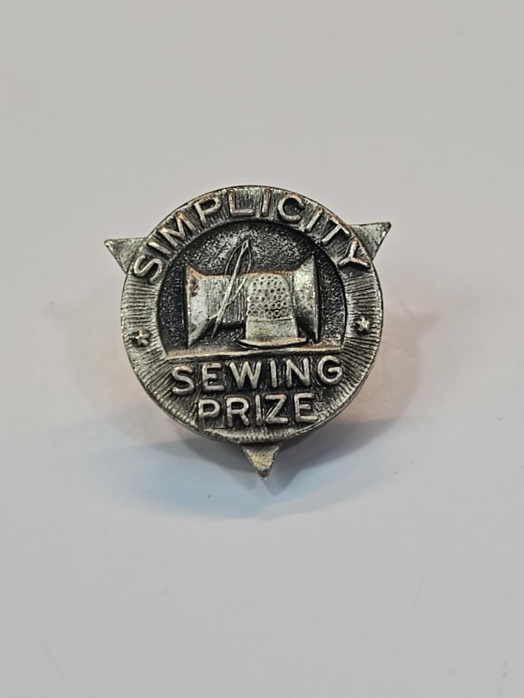 Simplicity Sewing Prize Lapel Pin Sewing Pattern Company