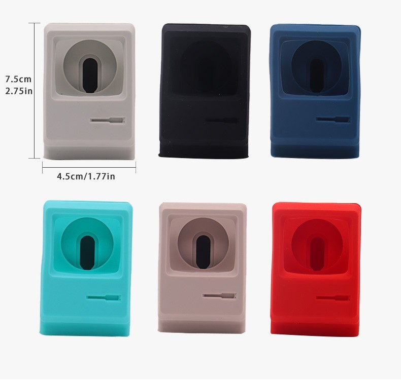 Silicone Charging Dock ,Retro Macintosh Stand for Apple Watch Series
