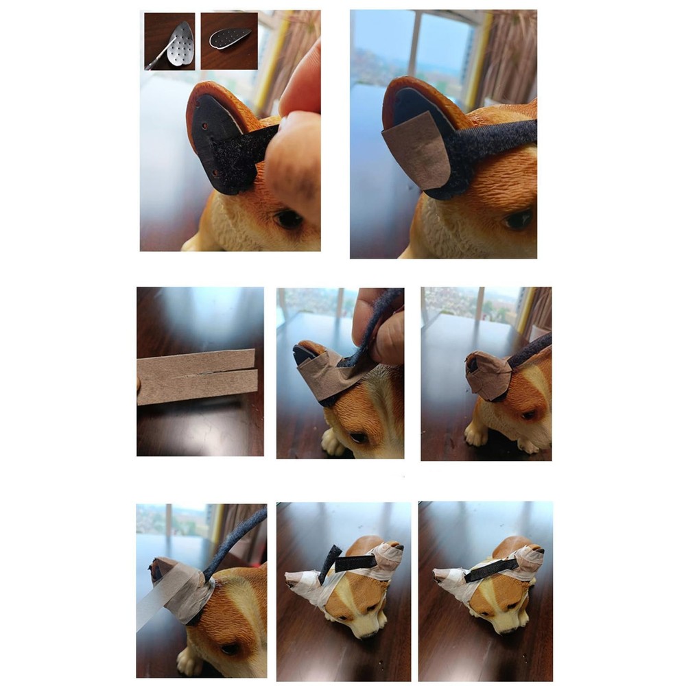 2 pieces Dog Ears Stand Up Support Durable
