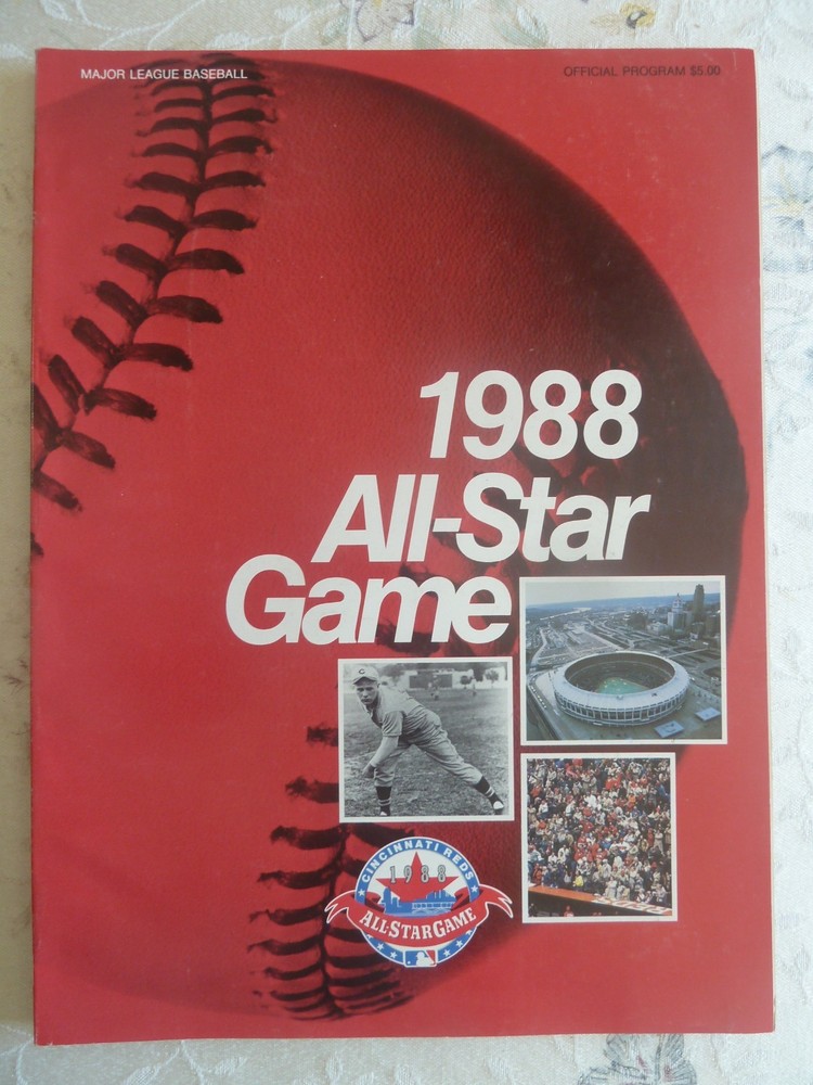 1988 MLB All Star Game Official Program