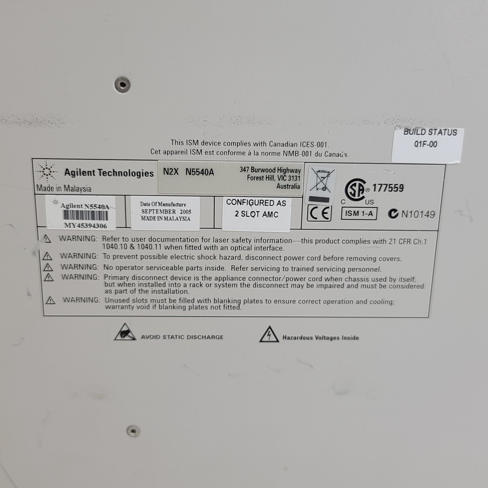 Agilent Technologies N2X N5540A Serial Protocol Tester + 1735A Module