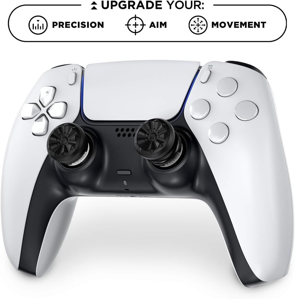 Aim Boost Kit for PS5 PS4 Controller with Performance Thumbsticks Precision Ring