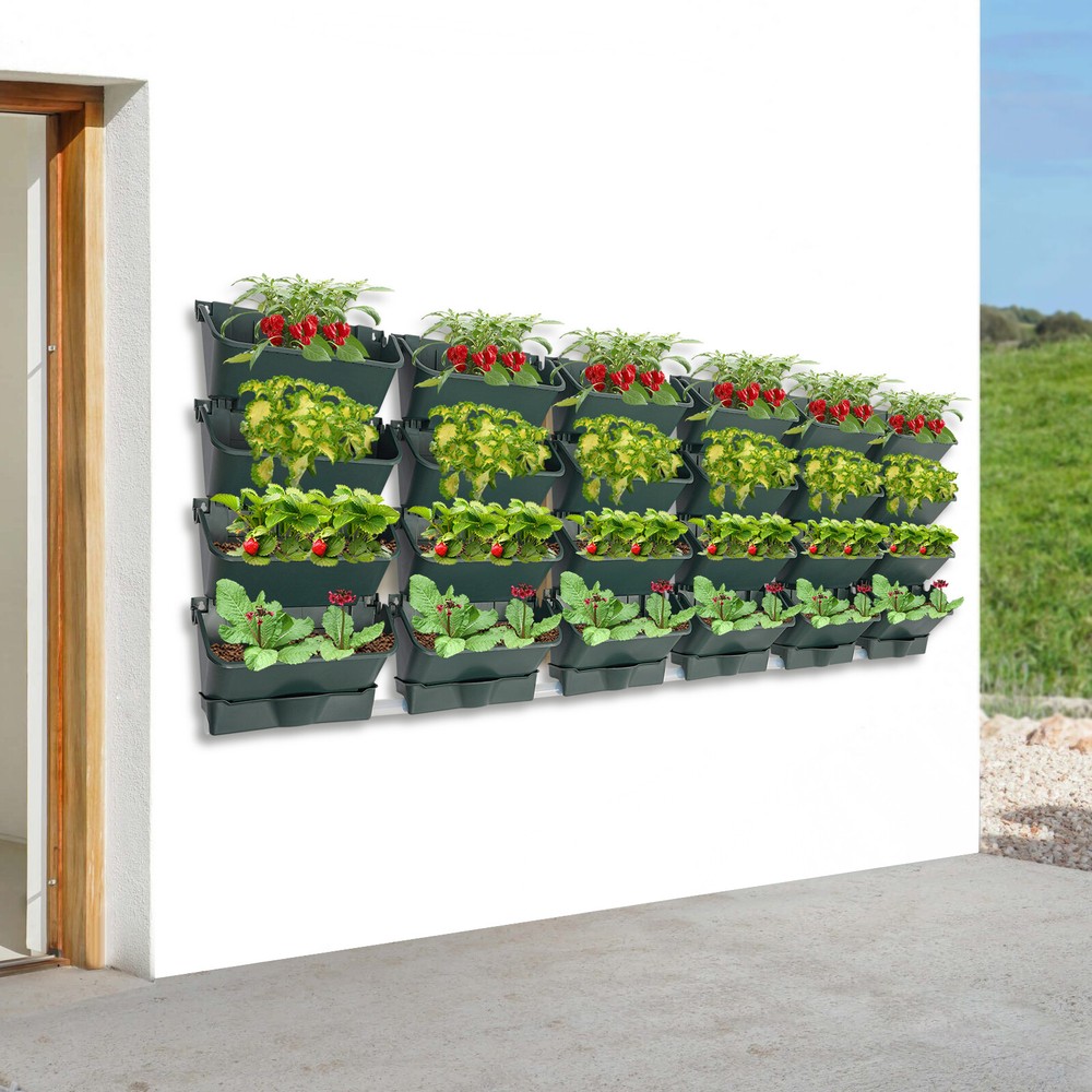 Hanging Vertical Garden Planter - 24 Pots With Automatic Watering System