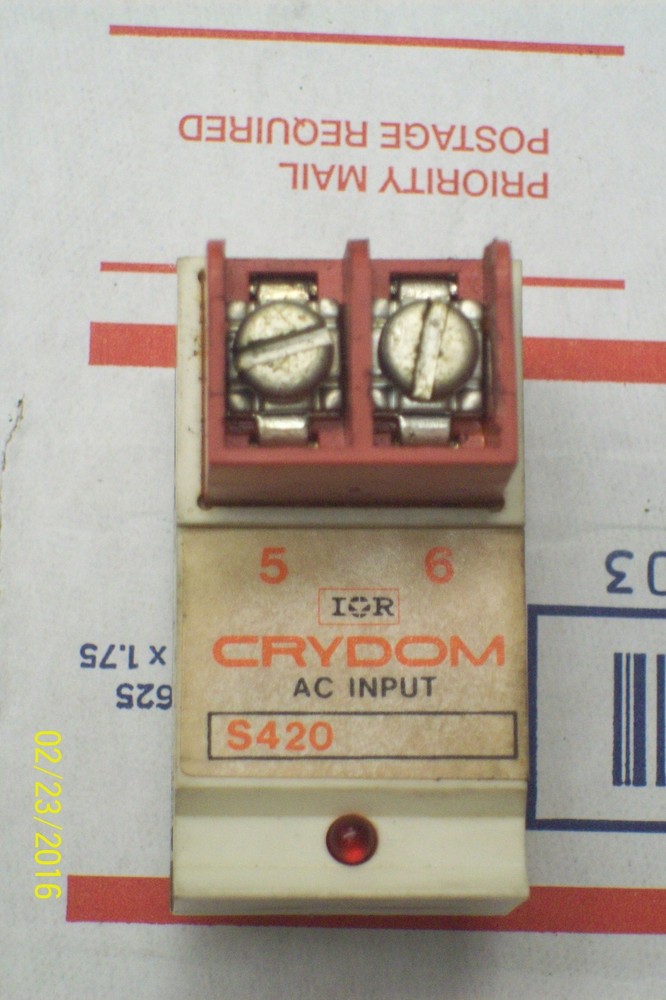 CRYDOM 4 PIN SOLID STATE RELAY S420