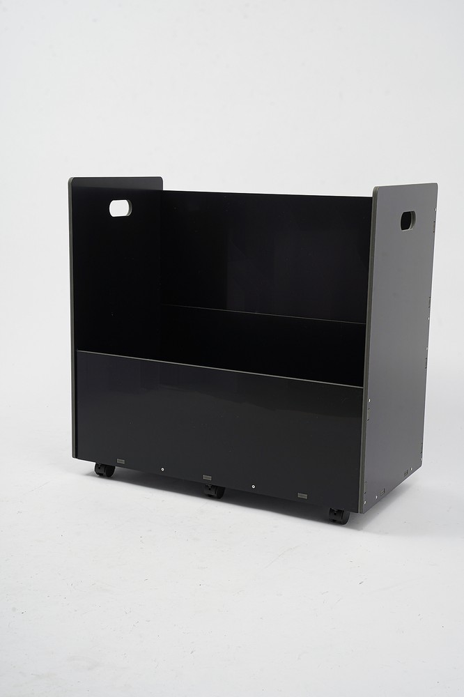 Mobile Roll File Storage Rack 21 Slots Roll Files Storage Organizer w/ Wheels