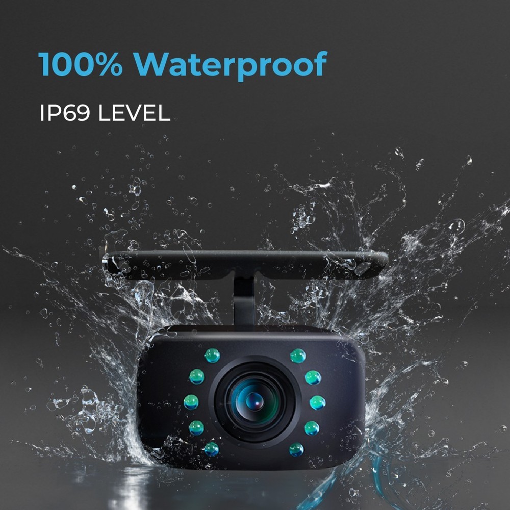 Wireless Backup Camera for RV Truck Trailer 5" Monitor Night Vision AutoSky