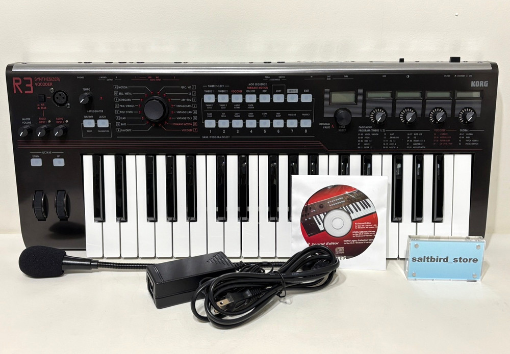 KORG R3 Keyboard Analog Modeling Synthesizer From Japan