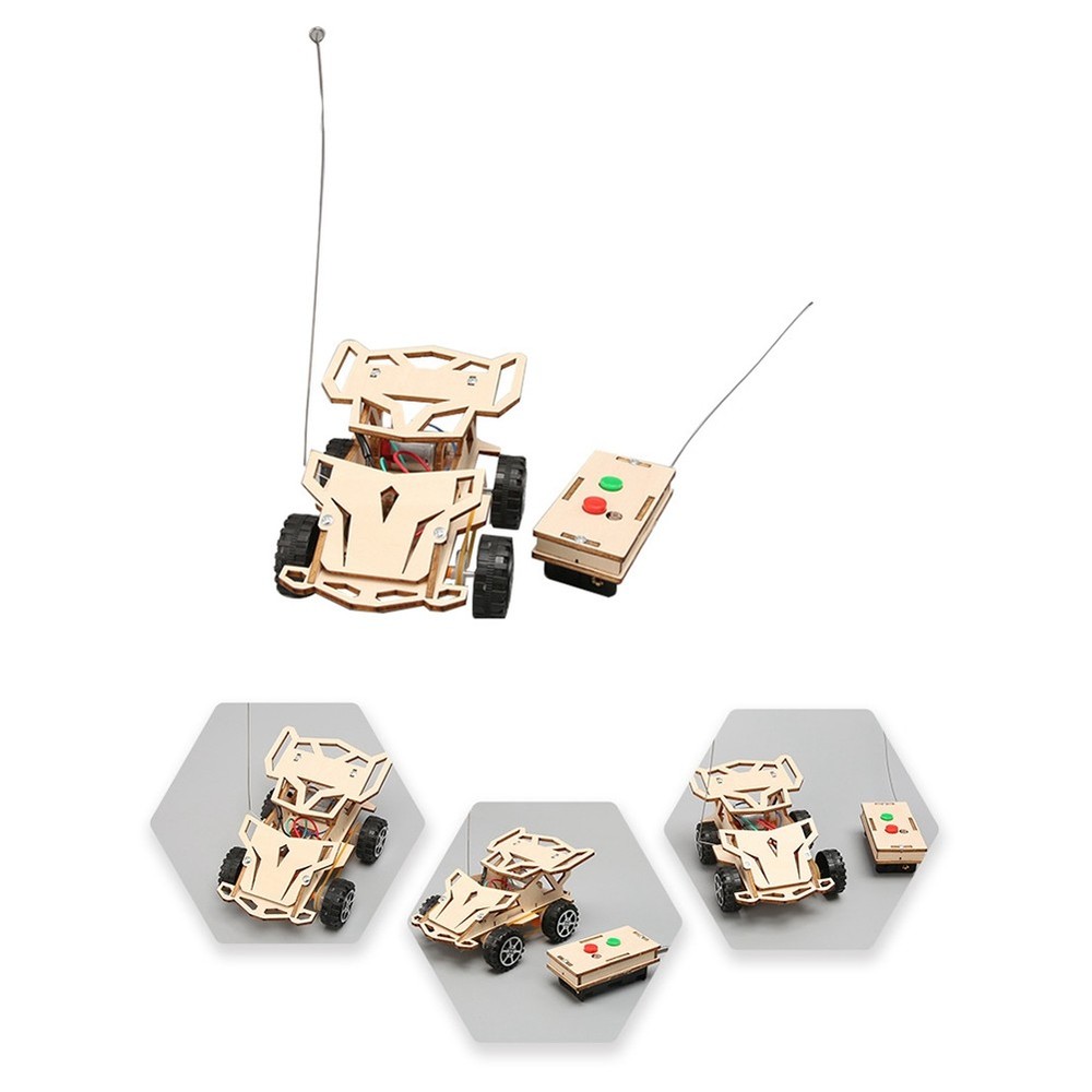 DIY Remote Control Four Wheel Drive Racing Elementary School Students2654