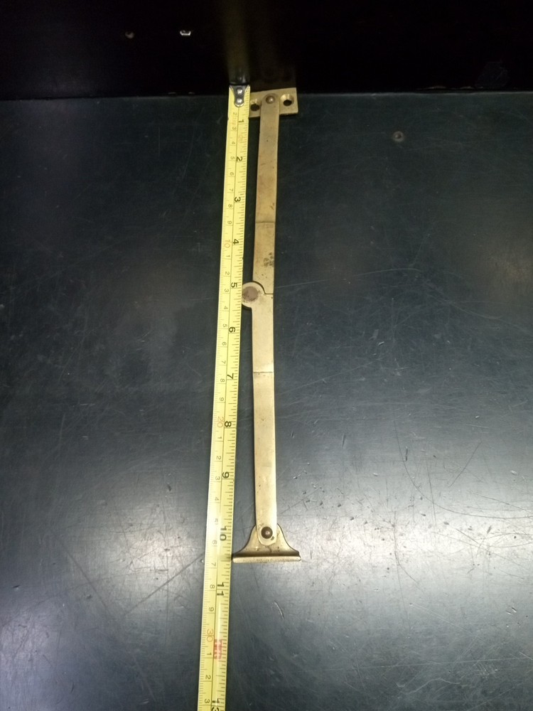Solid Brass Folding Box Or Trunk Door Hinge 10.5" Long