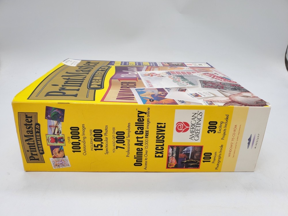 PrintMaster Premier 7.0 (Mindscape) Graphics Desktop Publishing Software