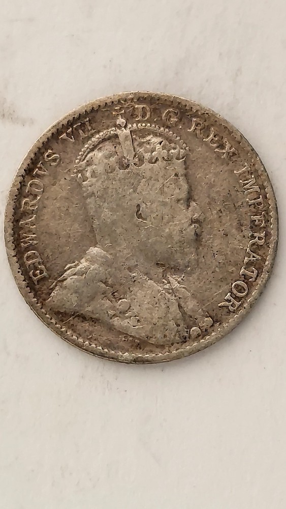 1910 Canada 5 Cent Silver,.925 Silver (#2)