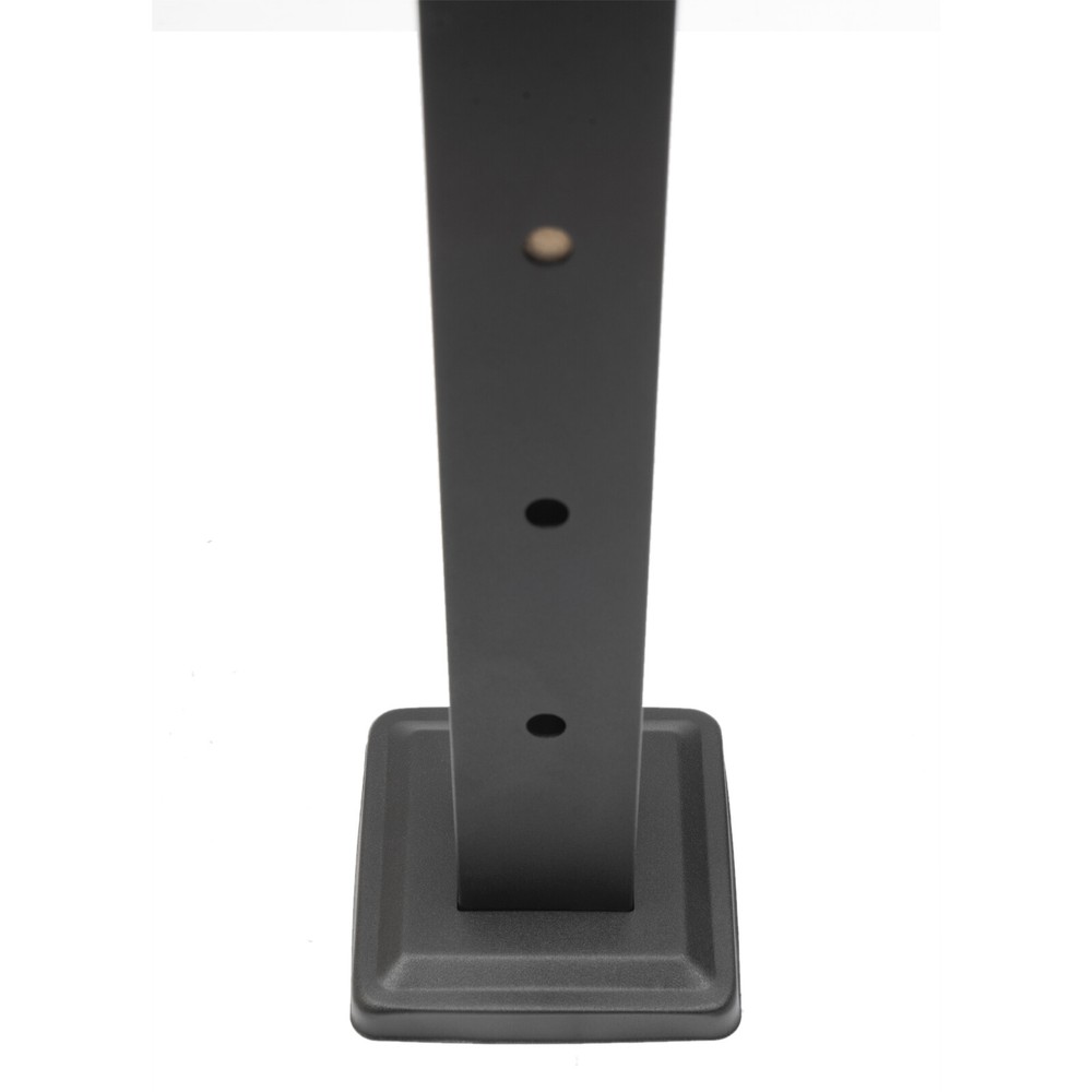 Cable Railing Post 36"x2"x2" Deck Railing Horizontal Drilling Angle Black