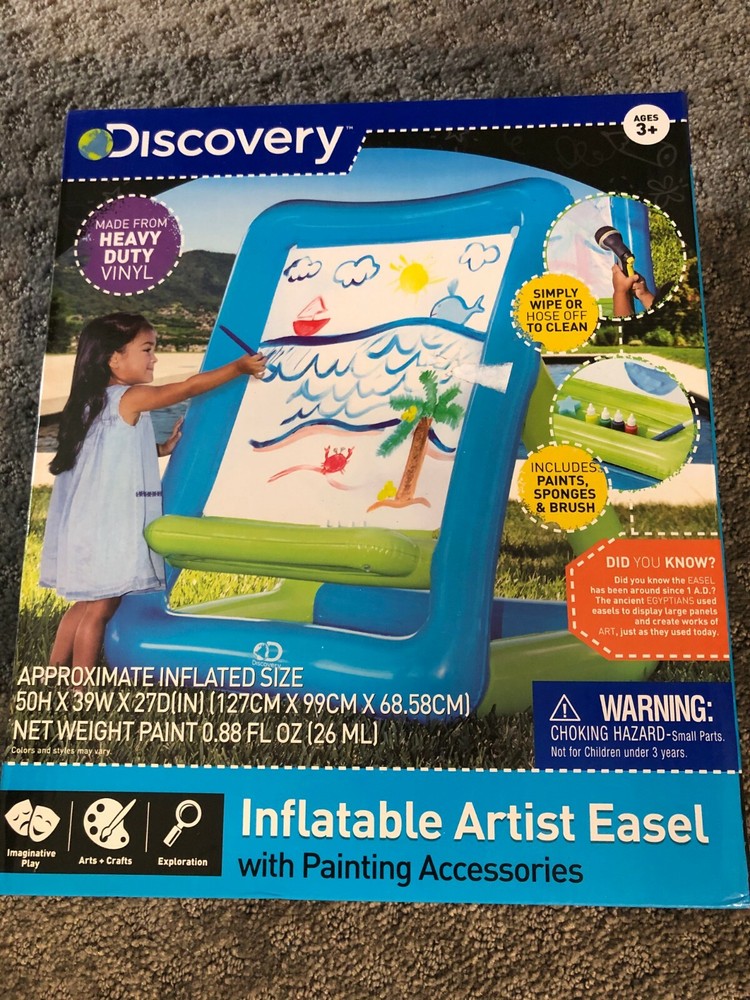 Discovery Inflatable Easel for Kids  wow