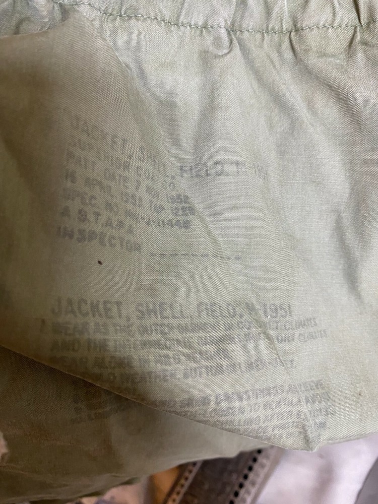Vintage 49th Armored Div M-1951 Medium Regular 1952 Dated Field Jacket Coat