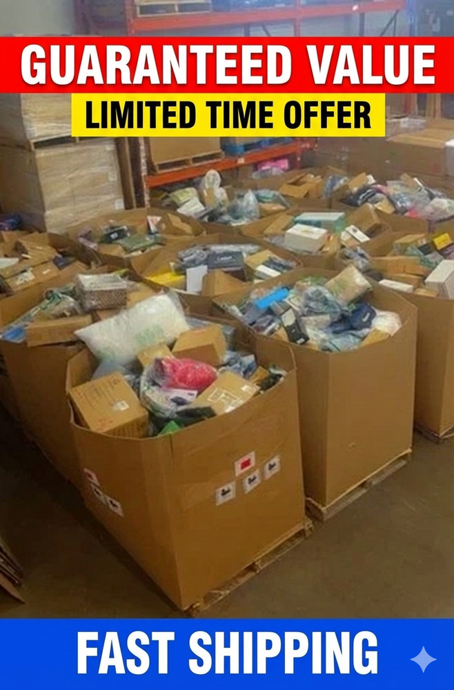 High Profit Liquidation Box – Mixed Merchandise Bundle 💰 LARGE
