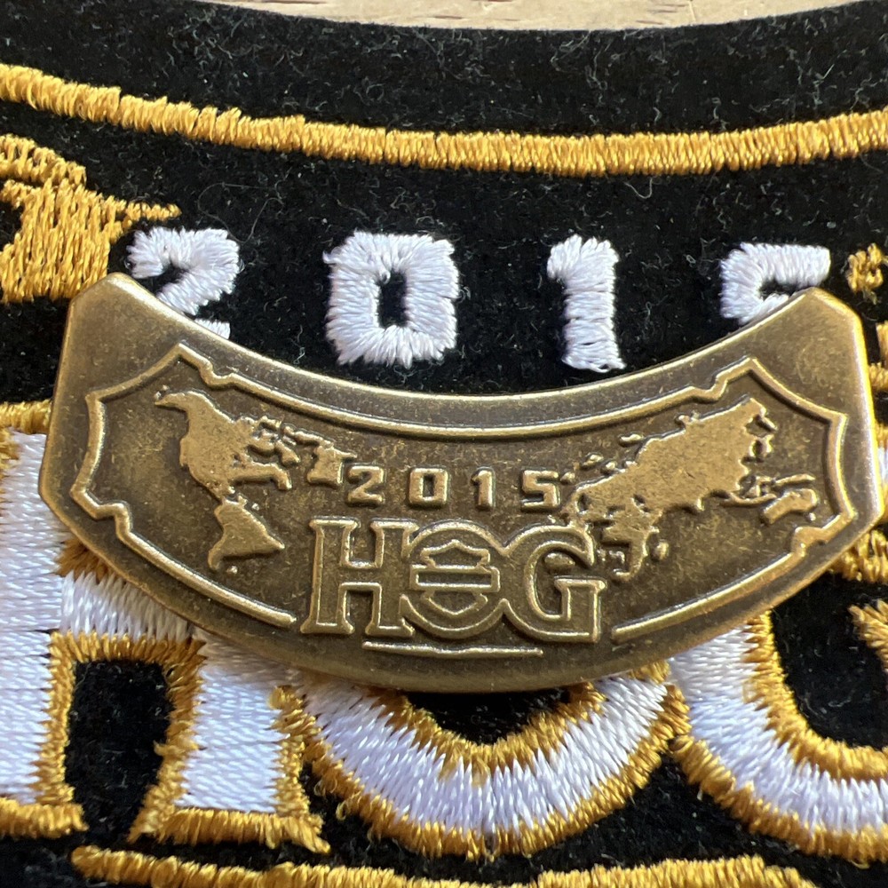 2015 Harley Davidson HOG embroidered patch. With Pin