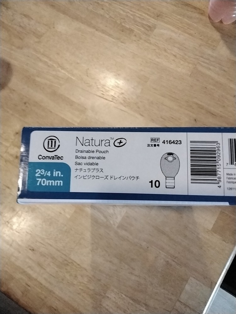 convatec Natura drainable bags ref #41623 2 boxes