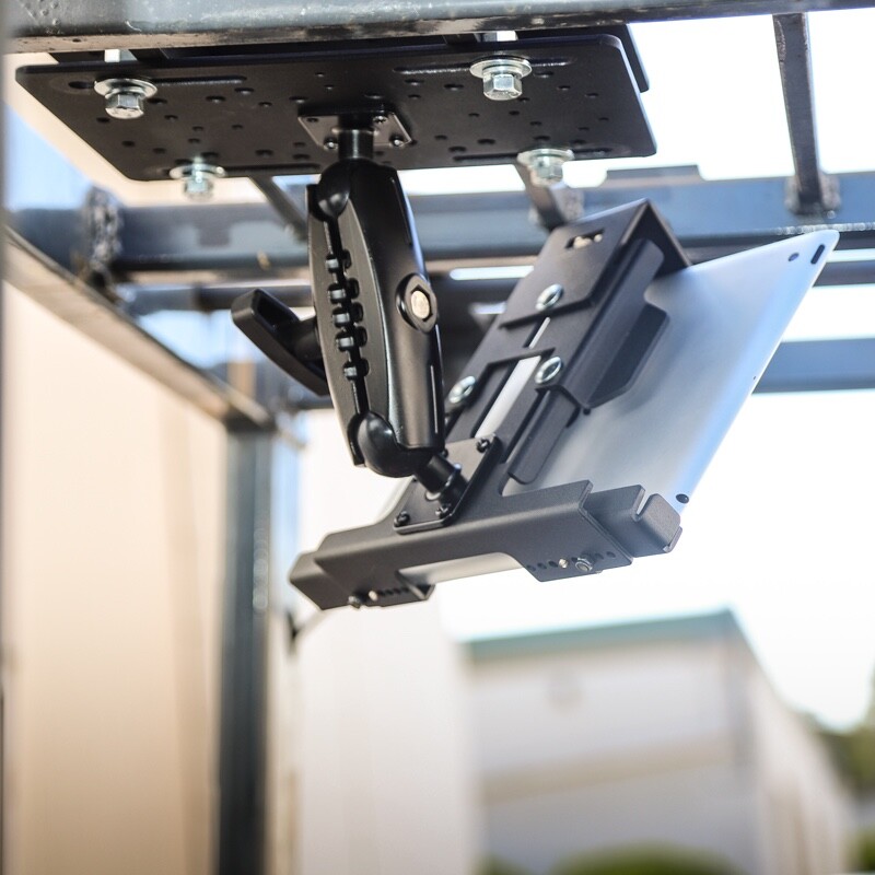 ARKON FLRM38TAB4 38mm Robust Forklift Locking Tablet Mount Retail Black