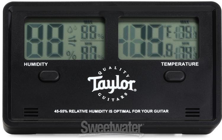 Taylor Hygrometer 2.0 Humidity and Temperature Tracker - Black