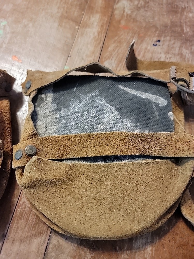 Vintage Leather Knee Pads