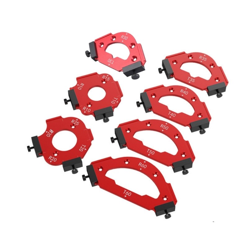 Woodworking Round Corner Radius Templates Router Table Corner Radius Jigs