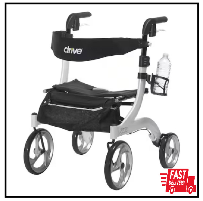 Nitro Rollator Cup Holder Attachment Foldable Design Allows Easy Portability