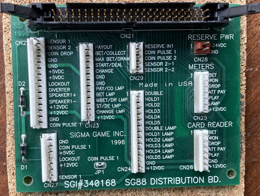 Sigma Slot Machine Distribution Board