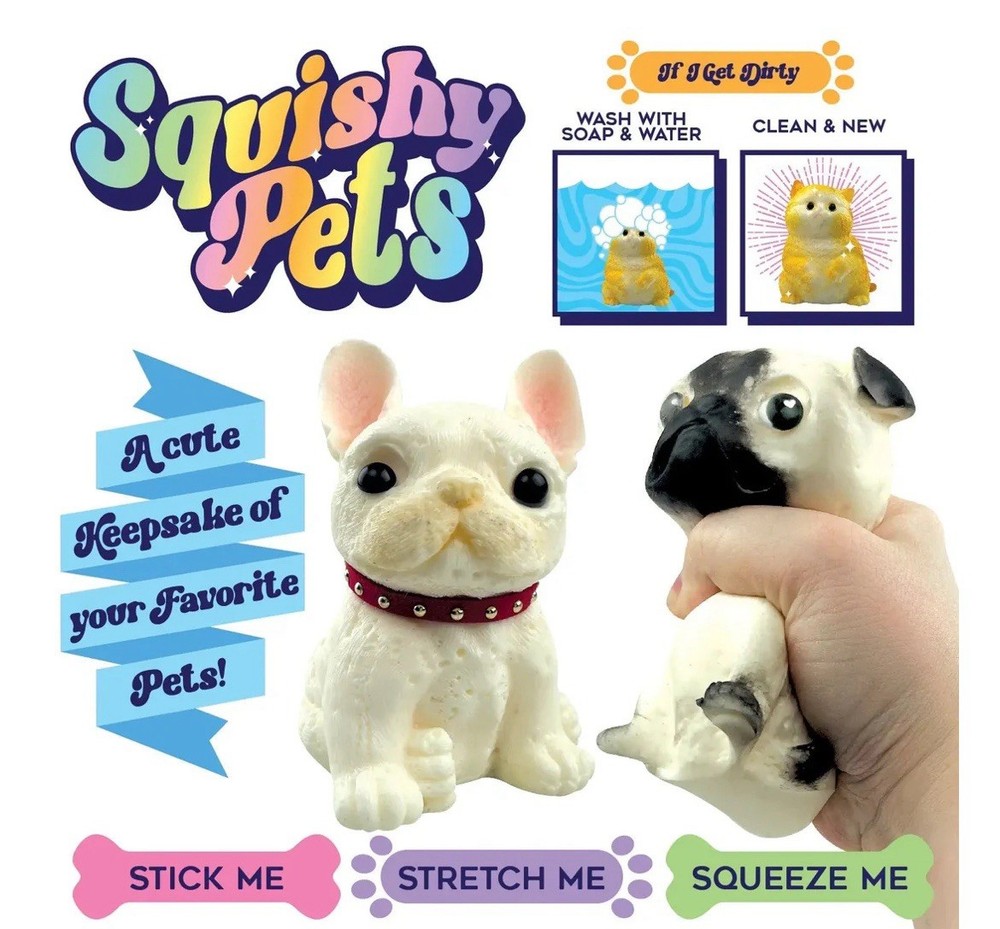 Squishy Pets Keepsake - 12 Pieces Per Retail Ready Display