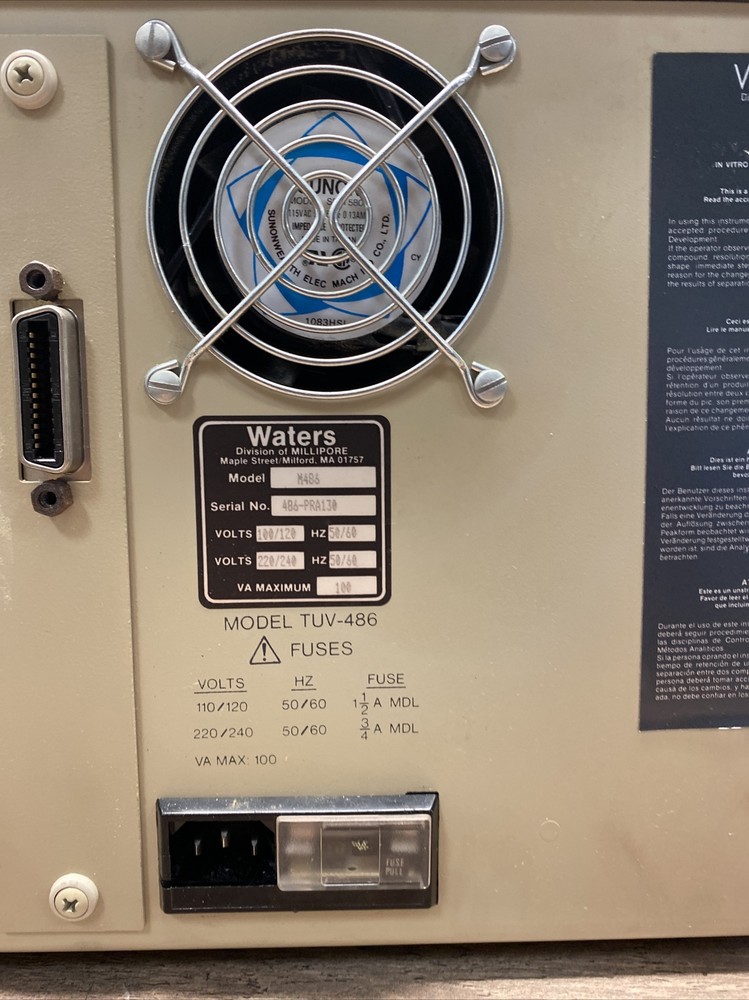 WATERS 486 TUNABLE ABSORBANCE DETECTOR M486