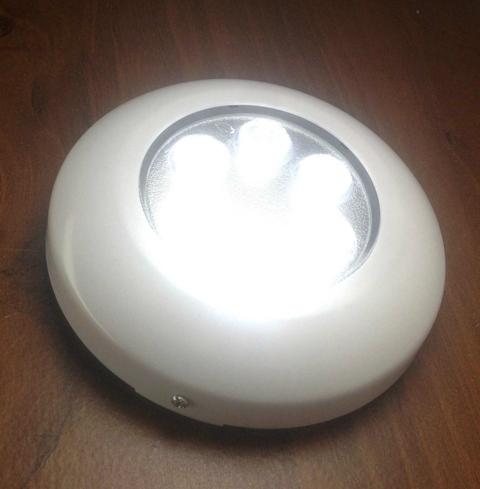 Ultra Bright Cool White LED Marine Polymer Underwater Light Surface Mount