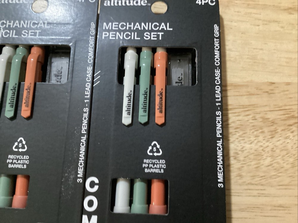 Altitude Mechanical Pencils, Two Boxes 4 Pc Sets Free Shipping