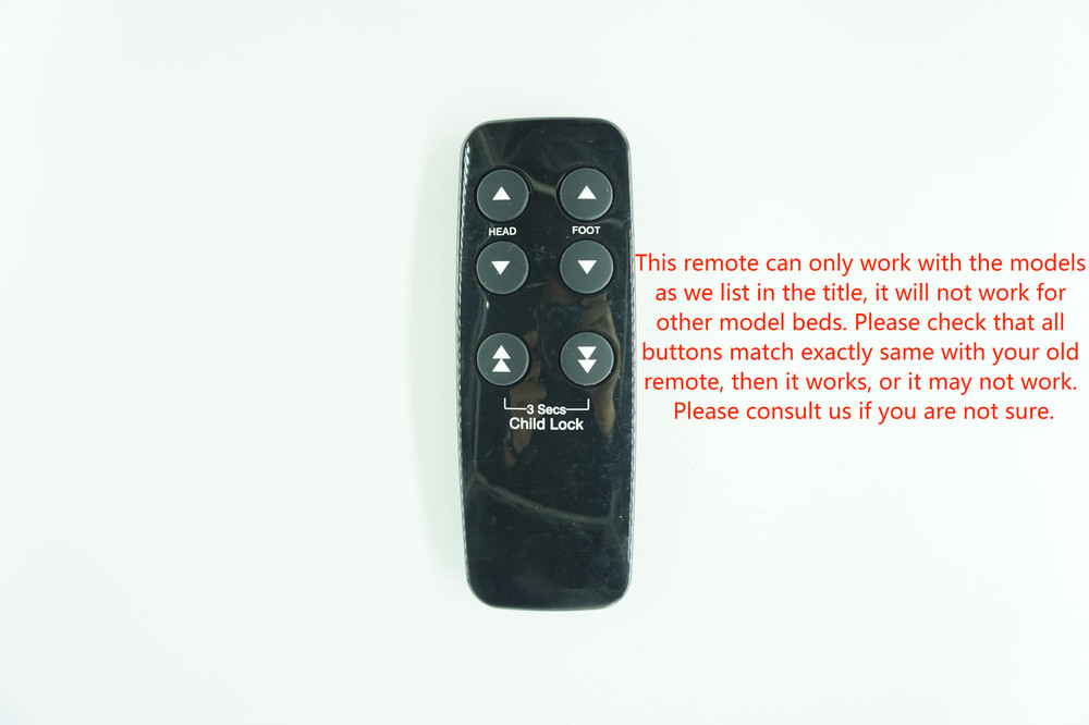 Remote Control For Serta Motion Slim Adjustable Bed Base