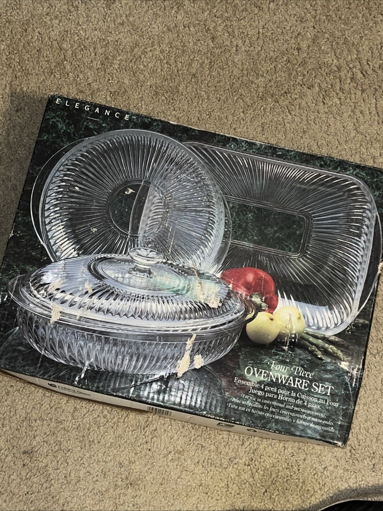 Elegance four piece ovenware set