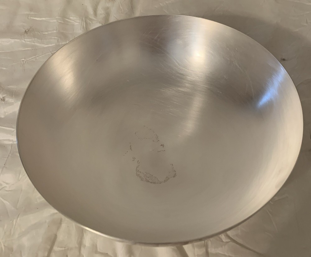 Vintage Silver Plated Footed 9” Bowl Server Decorative READ
