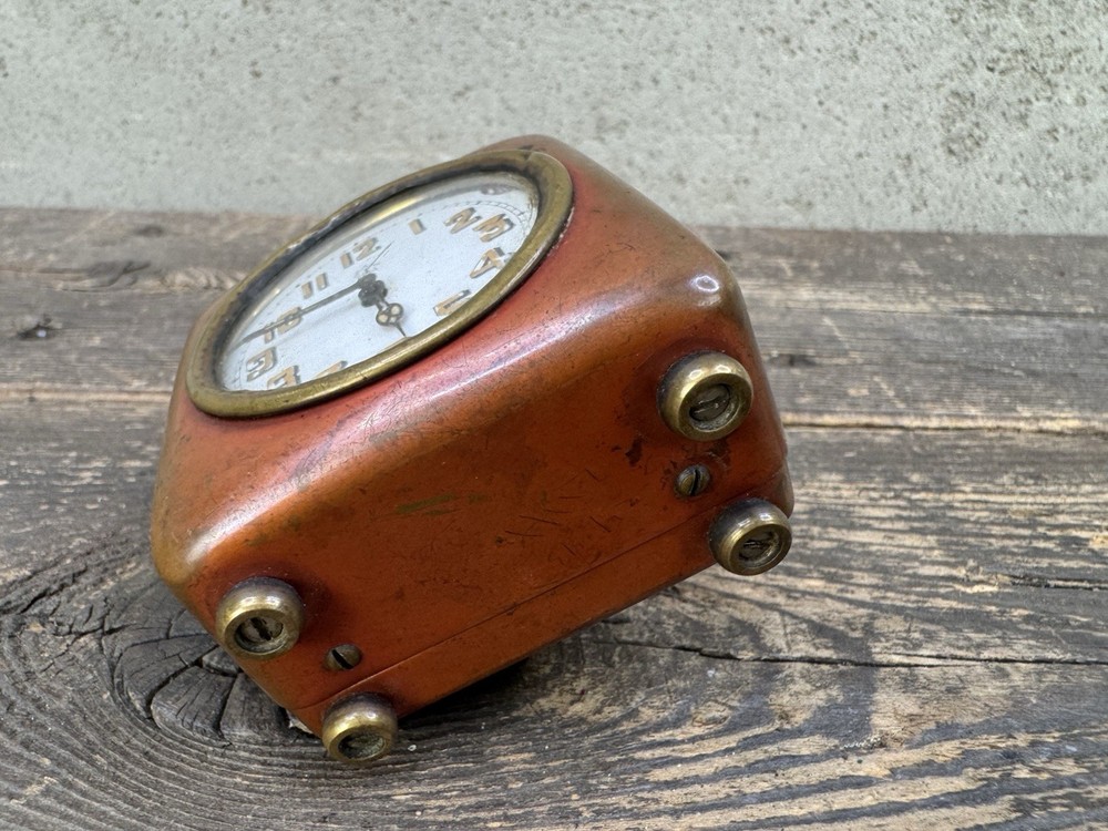 Vintage Small Brass Clock
