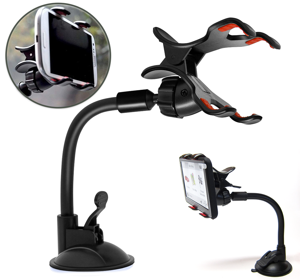 Flexible Car Windshield Suction Mount Holder Bracket for Magellan RoadMate GPS