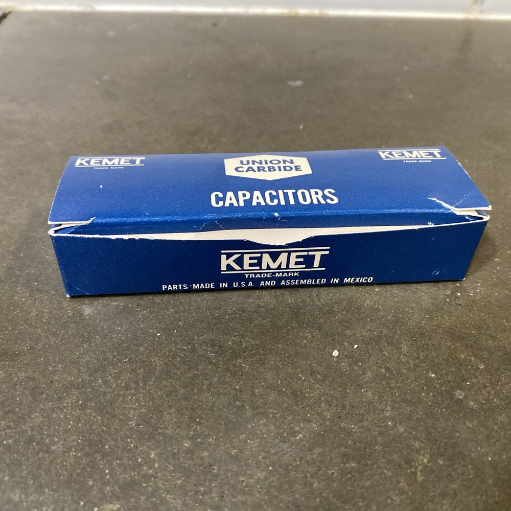 Vintage Union Carbide Capacitors KEMET