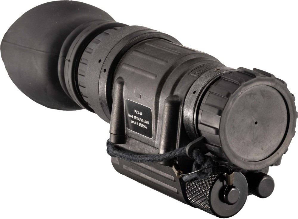 TRYBE Optics PVS-14 Night Vision Monocular, GEN 3, White Phosphor: TRYBEPVS14WR