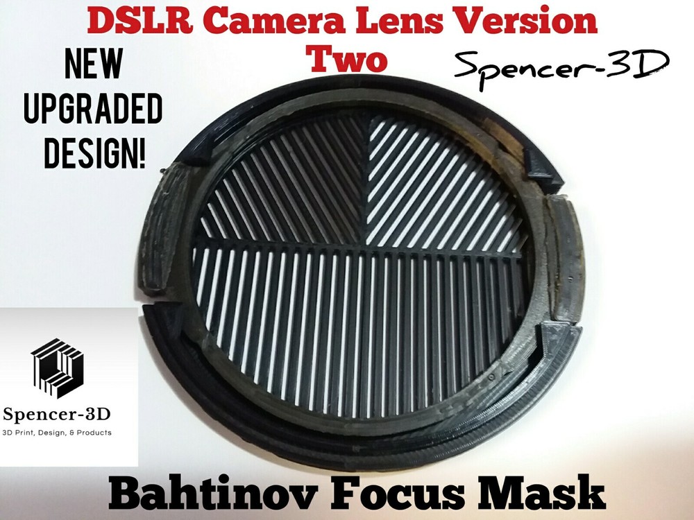 70mm Thread DSLR Camera Lense Bahtinov Focus Mask (VERSION TWO MODEL) updated