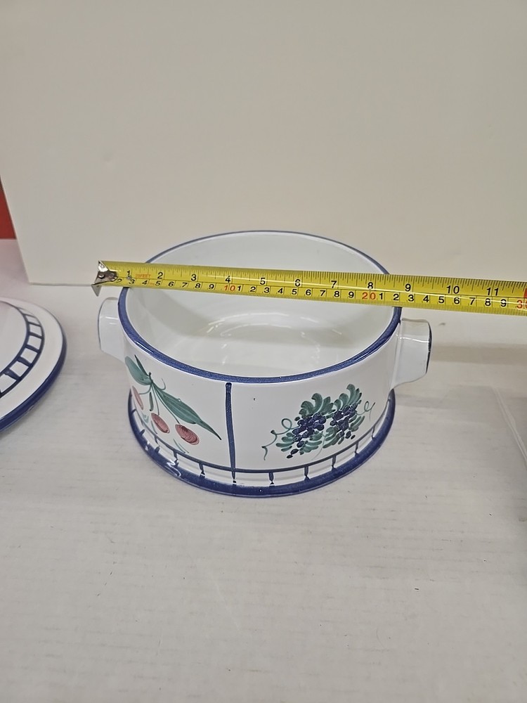 Mesa International Covered Serving Baking Dish 2 Qt Signed Elkins