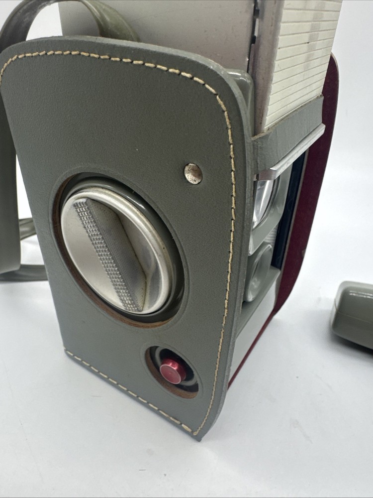 Vintage Ansco Camera Anscoflex Box Camera with Leather Case Flash